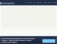 Tablet Screenshot of knowledge-bank.net